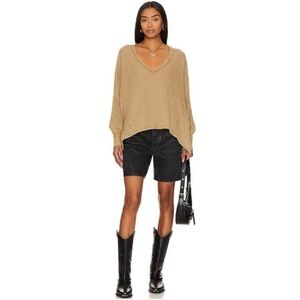 WE THE FREE PEOPLE Coraline Thermal in Olive Tapenade